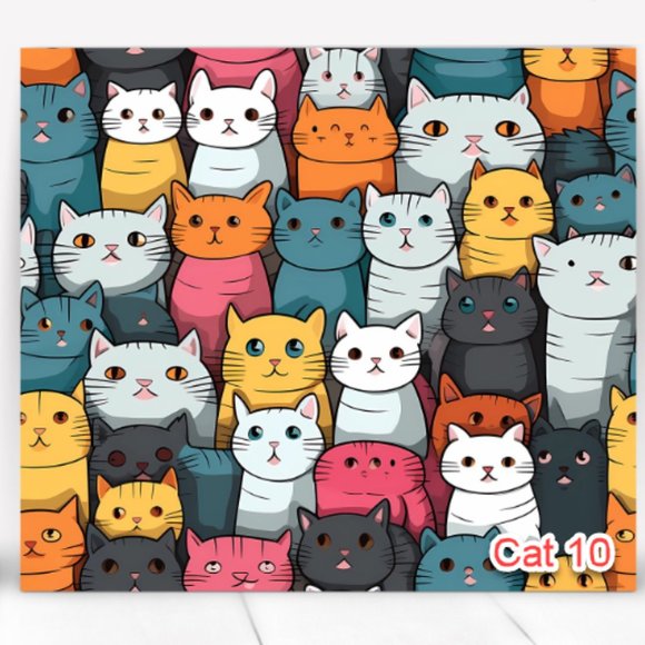 CATS TUMBLER CUP - Choose style Stainless w Lid - NWT for hot Cold - Picture 5 of 14